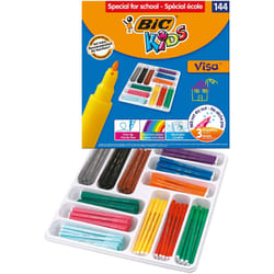 BIC 8878381 marqueur 120 pièce(s) Noir, Bleu, Marron, Vert, Bleu clair, Vert clair, Orange, Violet, Rouge