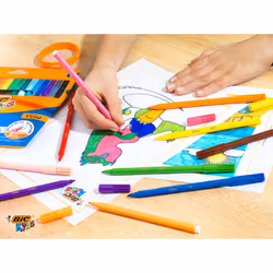 BIC 8878381 marqueur 120 pièce(s) Noir, Bleu, Marron, Vert, Bleu clair, Vert clair, Orange, Violet, Rouge - Vue supplémentaire 4