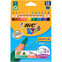 BIC Kids Evolution Triangle, Multicolore, 12 pièce(s)
