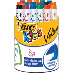BIC KiDS Mini VELLEDA, Multicolore, 1,4 mm, Multicolore, 24 pièce(s)