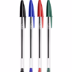 BIC 929081 stylo à bille Noir, Bleu, Vert, Rouge 20 pièce(s)