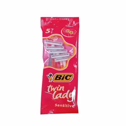 BIC Twin Lady Sensitive Rasoirs Jetables 2 Lames 5 unités