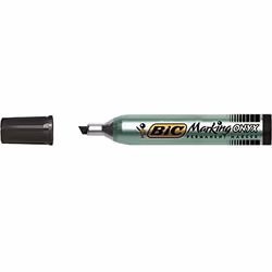 BIC 8418301, Noir, Pointe biseautée, Métallique, Métal, 3,7 mm, 5,5 mm