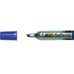 BIC Marking Onyx 1481 marqueur indélébile Pointe biseautée Bleu