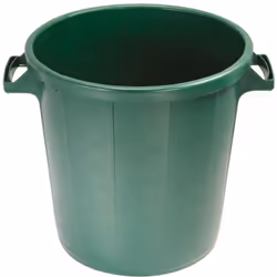 Description générale Corps de poubelle d'extérieur EDA en plastique sans couvercle, idéal pour une utilisation en extérieur.  ...