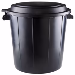 Description générale Poubelle d'extérieur en plastique de la marque EDA, conçue pour une utilisation dans les immeubles. Avec ...