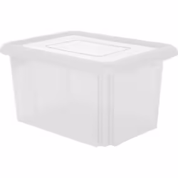 EDA PLASTIQUE Boîte de rangement Funny Box 55 L - Naturel - 575 x 44 x 31 cm