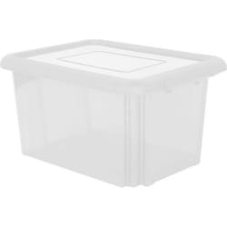 EDA PLASTIQUE Boîte de rangement Funny Box 55 L - Naturel - 575 x 44 x 31 cm