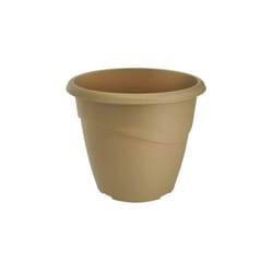 Pot de fleur Marina Ø18 x 15,3 cm non perçé - 2 litres - Taupe EDA