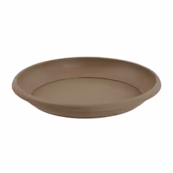 Présentation Soucoupe pour pot de fleur rond Marina 25 centimètres. Matière : Polypropylène Dimensions : Ø21 cm pour pot de Ø ...