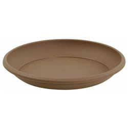 Soucoupe marina taupe diam 26cm pour pot de fleur diamêtre 30cm EDA