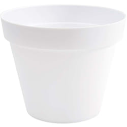 EDA - Pot de fleur rond Toscane ø 48 x H.40 cm - Blanc