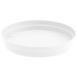EDA - Soucoupe Ø22cm pour pot de fleur Toscane pop Ø30cm - Blanc