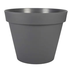 EDA - Pot de fleur rond Toscane ø 60 x H.47 cm - Gris Anthracite