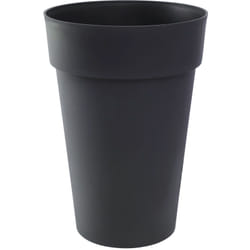 EDA - Pot de fleur rond Toscane ø 46 x H.65 cm - Anthracite