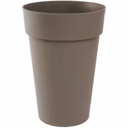 Vase haut - Matiere : polypropylene - Contenance : 67l - Dimensions : 46x65cm - Coloris : taupe.