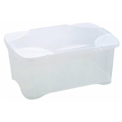 Les Tendances - Coffre clip'box 30l couv av charnieres naturel ref 10818 na sx10