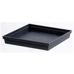 Soucoupe carree toscane gris anthracite pr pots ref 13627-13628-13635-13639 EDA