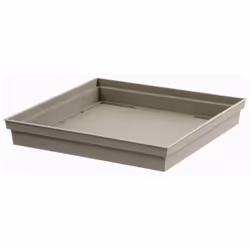 Description générale Cette soucoupe carrée Toscane de couleur taupe est conçue pour recueillir le surplus d'eau d'arrosage de ...