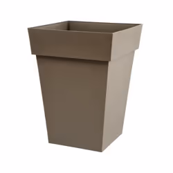 Plastique Avec soucoupe clipsée et réserve d'eau