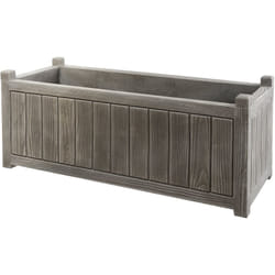 EDA - Jardinière charme Gris cérusé 119 x 50 x 50cm - 155L