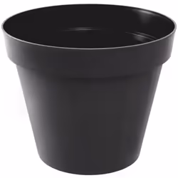 Présentation Matière : Polypropylène Dimensions : Ø25 x hauteur 20,6 cm Contenance : 6 Litres Résistant au gel et UV Fabricat ...