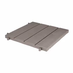 Dalle Clipsable Polypropylène Easy, Brun Taupe N°3, 38x38 Cm x Ep.25mm