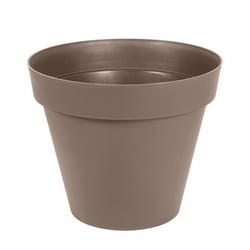 EDA - Pot de fleur Toscane Ø80 x 66 cm rond - 170L - Taupe