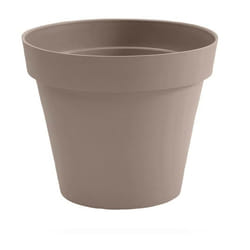 EDA - Pot de fleur Toscane ø 20 x 17 cm - 3 l - Taupe