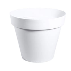 EDA - Pot de fleur Toscane Ø80 x 66 cm rond - 170 litres - Blanc