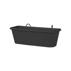 Jardinieres chorus 50cm plateau et suspension incluse gris anthracite EDA