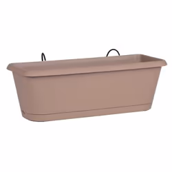 Avec la jardinière Chorus de 50cm de EDA Plastiques vos plantes seront bien plantées en outdoor, sur vos balcons, terrasses e ...