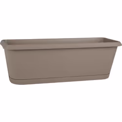 Présentation Drainage en croix. Matériau : Polypropylène Couleur : Taupe Dimensions : 48,8 x 18,8 x 16,1 cm Litrage : 9,4 L