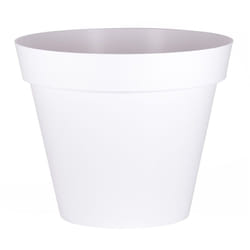 EDA - Pot de fleur rond Toscane ø 100 x H.79 cm - Blanc