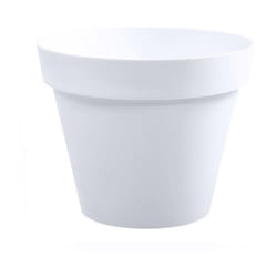 EDA - Pot de fleur Toscane ø 20 x 17 cm - 3 l - Blanc