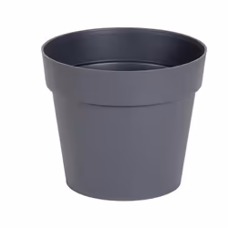 Présentation Pot de fleur intérieur ou extérieur en polyéthylène. Couleur Gris De marque EDA Plastiques, ce pot est issu d'un ...