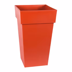 Description générale Ce pot haut carré de la gamme Toscane, fabriqué par EDA Plastiques, est idéal pour un usage intérieur co ...