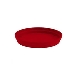 Soucoupe Ø 40 cm pour pot Ø 60 cm - Rouge rubis - Eda