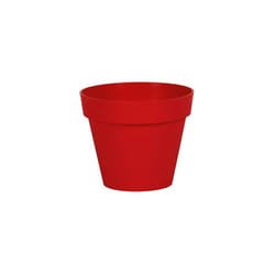 Pot de fleur Toscane POP Ø30 x 26 cm rond 10 litres - rouge rubis - EDA