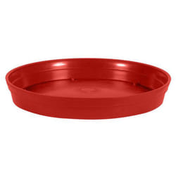 EDA - Soucoupe ø 28 cm pour pot ø 40 cm - Rouge rubis