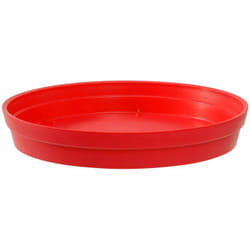 EDA - Soucoupe Ø22cm pour pot de fleur Toscane pop Ø30cm - Rouge Rubis