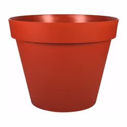 Description générale Ce pot rond de la gamme Toscane, fabriqué par EDA, est conçu en polypropylène injecté, offrant une résis ...
