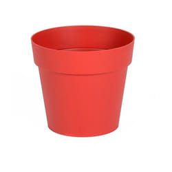 Pot de fleur Toscane Ø15 x 13,6 cm rond - 1,6 litres - rouge rubis EDA
