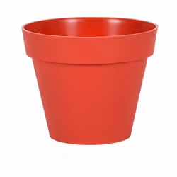 Présentation Pot de fleur intérieur ou extérieur en polyéthylène.Couleur Rouge Rubis De marque EDA Plastiques, ce pot est iss ...