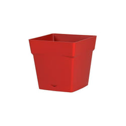 EDA - Pot Polypropylène 13641 R.Ru L.17.4 x L.17.4 x H.17 Cm Rouge Rubis