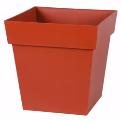 Description générale Un pot de fleur carré en polypropylène injecté, idéal pour une utilisation à l'intérieur comme à l'extér ...