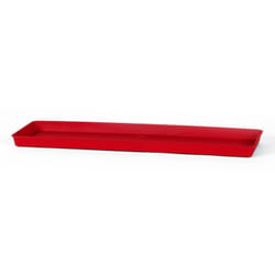 EDA - Plateau pour Jardinière Miami 50 x 16cm - Rouge Rubis