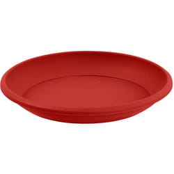 EDA - Soucoupe Cancun ø 21 cm pour pot Cancun ø 30 cm - Rouge rubis