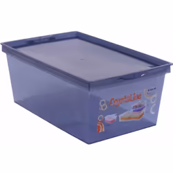 Description générale Rangez toutes sortes de vêtements grâce à cette très pratique boîte de rangement Crystaline, empilable e ...