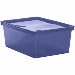 L. x l. x H. (cm) : 41,8 x 35 x 18,7 , Couleur : Bleu profond , Contenance : 18 l